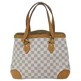 Louis Vuitton-LOUIS VUITTON Damier Azur Hampstead PM Tote Bag N51207 Auth LV 70090-Autre