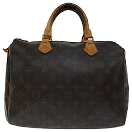 Louis Vuitton-Louis Vuitton Monogram Speedy 30 Hand Bag M41526 LV Auth 69586-Monogram
