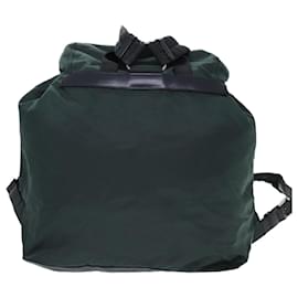 Prada-PRADA Backpack Nylon Green Auth ep3736-Green