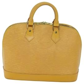 Louis Vuitton-LOUIS VUITTON Epi Alma Hand Bag Tassili Yellow M52149 LV Auth 67951-Other