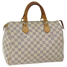 Louis Vuitton-Louis Vuitton Damier Azur Speedy 30 Handtasche N.41533 LV Auth 69423-Andere