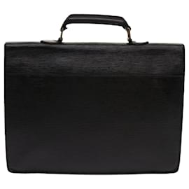 Louis Vuitton-LOUIS VUITTON Epi Serviette Conseiller Briefcase Black M54422 LV Auth bs13055-Black