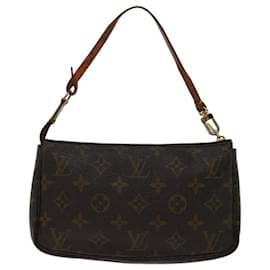 Louis Vuitton-Bolsa de acessórios LOUIS VUITTON Monograma Pochette Vintage M51980 Auth ar11637b-Monograma