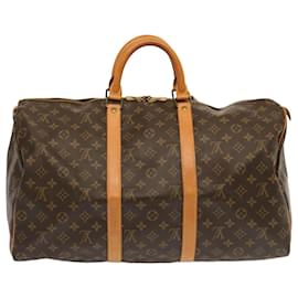 Louis Vuitton-Louis Vuitton-Monogramm Keepall 50 Boston Bag M.41426 LV Auth 67999-Monogramm