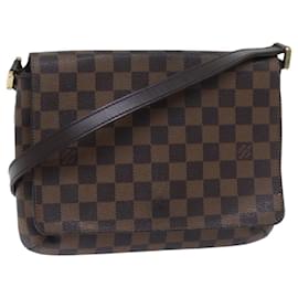 Louis Vuitton-LOUIS VUITTON Damier Ebene Musette Tango Shoulder Bag N51301 LV Auth 69876-Other