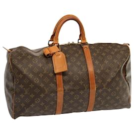 Louis Vuitton-Louis Vuitton-Monogramm Keepall 50 Boston Bag M.41426 LV Auth 67689-Monogramm