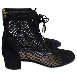 Christian Dior Stivaletti NAUGHTILY 38,5 Nero