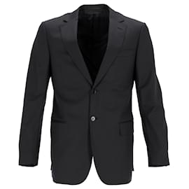 Ermenegildo Zegna-Abito tre pezzi Ermenegildo Zegna in lana nera-Nero