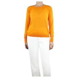 Acne-Orange crewneck sweater - size S-Orange