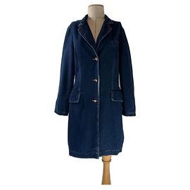 Abrigo de mezclilla azul Vivienne Westwood Anglomania Azul Azul marino