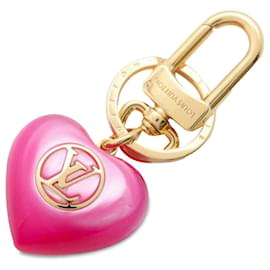 Louis Vuitton-Porte-clés de la famille bien-aimée en or Louis Vuitton-Rose,Doré