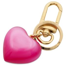 Louis Vuitton-Louis Vuitton Gold Beloved Family Key Holder-Pink,Golden