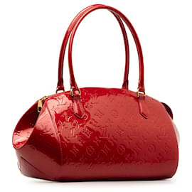 Louis Vuitton-Louis Vuitton Monogramme Rouge Vernis Sherwood GM-Rouge