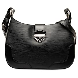 Louis Vuitton-Louis Vuitton Black Epi Musette Bagatelle-Noir