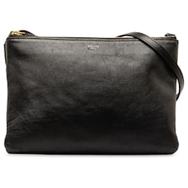 Céline-Bolso bandolera grande Celine Trio negro-Negro