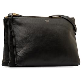 Céline-Bolso bandolera grande Celine Trio negro-Negro