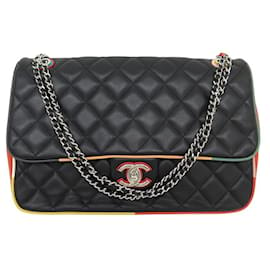 Chanel-HANDBAG CHANEL CLASSIC TIMELESS JUMBO CROISIERE PURSE TRICOLOR LEATHER-Other