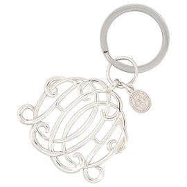 NEW CHRISTOFLE MAVELOT HO SILVER KEY RING 925 22.9GR + KEY RING BOX Silvery