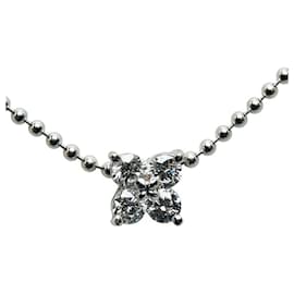 Tasaki-Es ist okay 18k Diamant-Anhänger-Halskette aus Metall in gutem Zustand-Andere