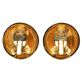 Chanel-Chanel Mademoiselle Round Clip On Earrings Metal Earrings in Excellent condition-Other