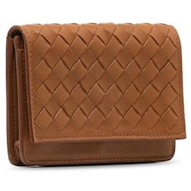 Bottega Veneta-Bottega Veneta Intrecciato Leather Card Case Card Case Leather 515385 in good condition-Other