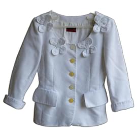 Guy Laroche-Chaquetas-Blanco