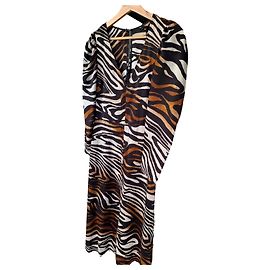 Tara Jarmon Romelle Kleid mit Zebra Muster Schwarz
