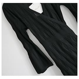 Diane Von Furstenberg-Robe en tricot Diane Von Furstenberg Audrey-Noir