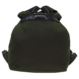 Prada-PRADA Backpack Nylon Khaki Auth 69344-Khaki