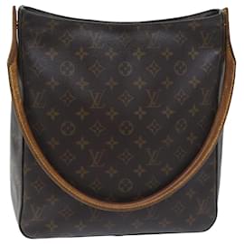 Louis Vuitton-Bolsa de ombro M LOUIS VUITTON Monogram Looping GM51145 LV Auth ep3915-Monograma