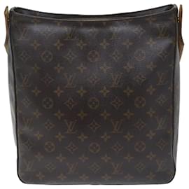 Louis Vuitton-Bolsa de ombro M LOUIS VUITTON Monogram Looping GM51145 LV Auth ep3915-Monograma
