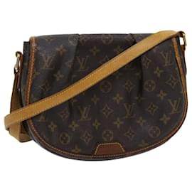 Louis Vuitton-LOUIS VUITTON Monogram Menilmontant PM Shoulder Bag M40474 LV Auth 69878-Monogram