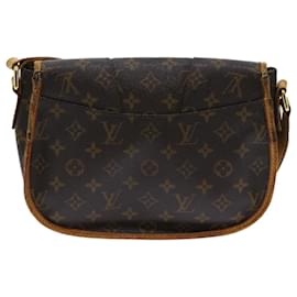 Louis Vuitton-LOUIS VUITTON Monogram Menilmontant PM Shoulder Bag M40474 LV Auth 69878-Monogram