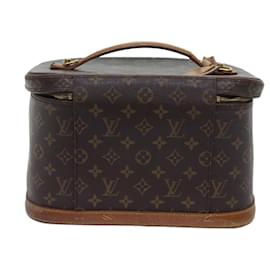 Louis Vuitton-LOUIS VUITTON Monogram Nice Hand Bag 2way M47280 LV Auth 68773-Monogram