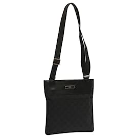 Gucci-gucci GG Canvas Shoulder Bag black 27639 Auth mr074-Black