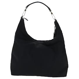 Gucci-GUCCI Bandolera Nylon Negro 001 1955 base de autenticación13302-Negro