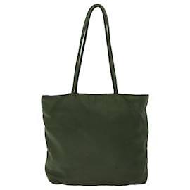 Prada-PRADA Tote Bag Nylon Khaki Auth bs13250-Khaki