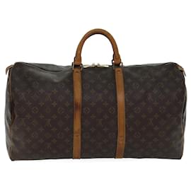 Louis Vuitton-Louis Vuitton-Monogramm Keepall 55 Boston Bag M.41424 LV Auth 69921-Monogramm