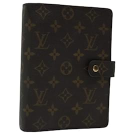 Louis Vuitton-Agenda con monograma MM de LOUIS VUITTON Cubierta para planificador de día R20105 LV Auth 70043-Monograma