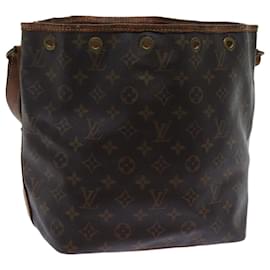 Louis Vuitton-LOUIS VUITTON Monogram Petit Noe Shoulder Bag M42226 LV Auth 69760-Monogram