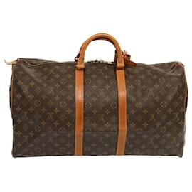 Louis Vuitton-Louis Vuitton-Monogramm Keepall 55 Boston Bag M.41424 LV Auth 69228-Monogramm
