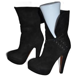 Alaïa-ankle boots-Black
