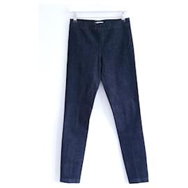 The row-Los leggings con aspecto de mezclilla Row Stratton.-Azul marino