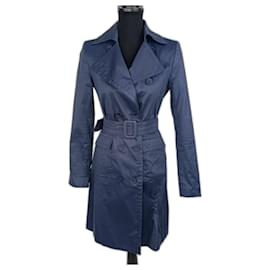 Stella Mc Cartney-Manteau trench bleu pour femme Stella McCartney-Bleu