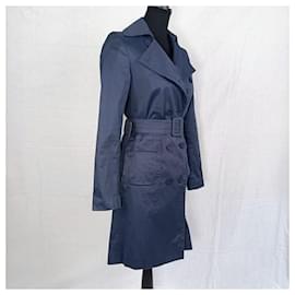 Stella Mc Cartney-Abrigo de gabardina azul para mujer de Stella McCartney-Azul