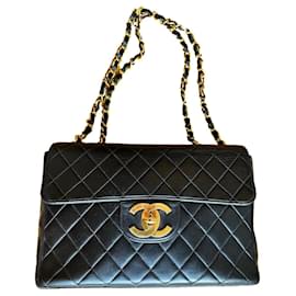 Chanel-Bolsa clássica 'Jumbo' da Chanel vintage-Preto