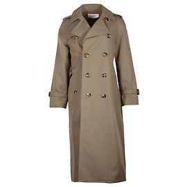 Céline Trench Coat forrado Celine em algodão bege Marrom Bege
