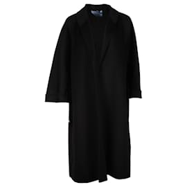 Prada-Prada Long Coat in Black Wool-Black