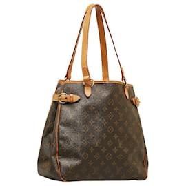 Louis Vuitton-Louis Vuitton Monograma Batignolles Bolsa de Ombro Lona M51153 em boa condição-Outro