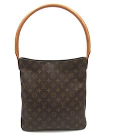 Louis Vuitton-Borsa a tracolla in tela Louis Vuitton Monogram Looping GM M51145 in discrete condizioni-Altro